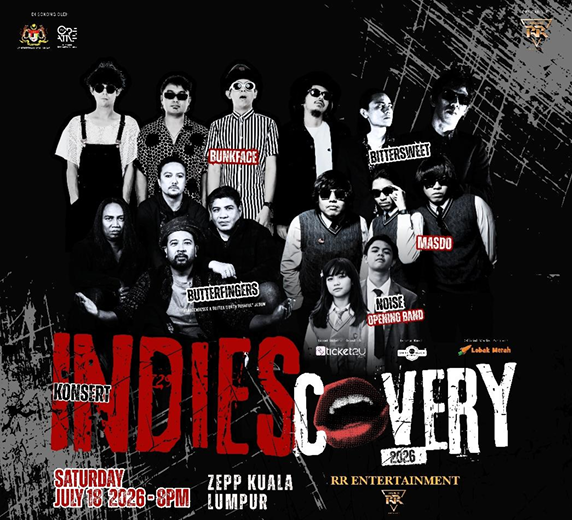 Gegaran di Zep KL: Empat Ikon Indie Malaysia Bersatu Julai Ini